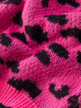 Load image into Gallery viewer, Fall Leopard Bow Girls Knit Cardigan
