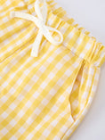 Load image into Gallery viewer, Back To School School Bus Boys Set Plaid Shorts
