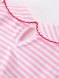 Load image into Gallery viewer, Girls Back To School Apple Applique Twirl Dress Ruffle Petal Collar
