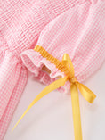 Load image into Gallery viewer, Girls Back To School Pencil Twirl Dress Bow Applique Smocked
