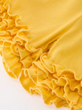 Load image into Gallery viewer, Girls Back To School Pencil Bow Pocket Ruffle Top Shorts Set
