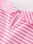 Load image into Gallery viewer, Girls Back To School Bow Pencil Twirl Dress Ruffle Petal Collar Applique

