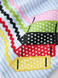 Load image into Gallery viewer, Girls Back To School Crayon Dress Ruffle Petal Collar Applique
