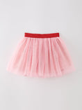 Load image into Gallery viewer, Back To School Apple Bow Girls Skirt Tulle Sequin Applique
