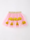 Load image into Gallery viewer, Back To School School Bus Girls Skirt Tulle Applique Skirt
