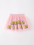 Load image into Gallery viewer, Back To School Pencil Bow Girls Skirt Tulle Applique Skirt
