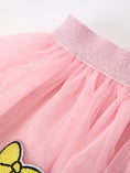 Load image into Gallery viewer, Back To School Pencil Bow Girls Skirt Tulle Applique Skirt
