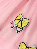 Load image into Gallery viewer, Back To School Pencil Bow Girls Skirt Tulle Applique Skirt
