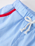 Load image into Gallery viewer, Back To School Apple Pencil Embroidery Boy Top Shorts Set
