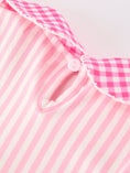 Load image into Gallery viewer, Back To School Girls Striped lapels Bow Dress
