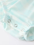Load image into Gallery viewer, Spring Plaid Bow Girls Romper Smocked Petals Collar Puff Sleeve
