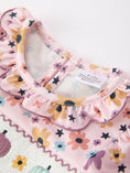 Load image into Gallery viewer, Halloween Thanksgiving Pumpkin Floral Bow Bloomer Set
