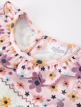 Load image into Gallery viewer, Halloween Thanksgiving Pumpkin Floral Bow Girls Dress
