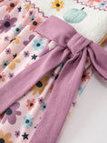 Load image into Gallery viewer, Halloween Thanksgiving Pumpkin Floral Bow Girls Dress

