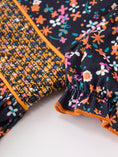 Load image into Gallery viewer, Fall Orange Bow Smocked Floral Girl Dress
