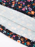 Load image into Gallery viewer, Fall Orange Bow Smocked Floral Girl Dress
