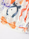 Load image into Gallery viewer, Halloween Bow Print Girls Romper Ruffle Bow Long Sleeve
