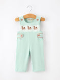 Load image into Gallery viewer, Western Horse Embroidery Boys Jonjon Sleeveless Romper
