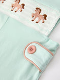 Load image into Gallery viewer, Western Horse Embroidery Boys Jonjon Sleeveless Romper
