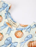 Load image into Gallery viewer, Halloween Thanksgiving Pumpkin Bow Girls Dress Long Sleeve
