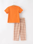 Load image into Gallery viewer, Thanksgiving Turkey Plaid Boys Pants Set
