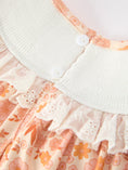 Load image into Gallery viewer, Thanksgiving Turkey Floral Lace Ruffle Girls Dress
