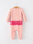 Load image into Gallery viewer, Halloween Thanksgiving Pumpkin Bow Baby Sleeper
