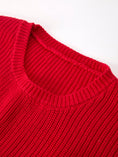 Load image into Gallery viewer, Mom and Me Winter Christmas Red "merry" Pullover Sweater
