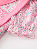Load image into Gallery viewer, Pink Bow Smocked Floral Girl Dress
