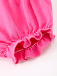 Load image into Gallery viewer, Hot Pink Floral Petals Collar Girl Bloomer Set
