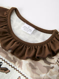 Load image into Gallery viewer, Duck Smocked Camo Girl Dress Bow Detail
