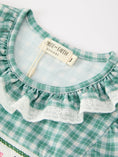 Load image into Gallery viewer, Western Plaid Horse Embroidered Girl Dress
