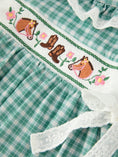 Load image into Gallery viewer, Western Plaid Horse Embroidered Girl Dress
