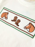Load image into Gallery viewer, Western Plaid Horse Embroidery Boy Pants Set
