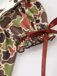 Load image into Gallery viewer, Duck Camo Embroidered Duck Girl Dress Short Sleeves
