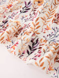 Load image into Gallery viewer, Fall Floral Puff Sleeve Ruffle Girls Dress
