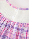 Load image into Gallery viewer, Halloween Plaid Bat Smocked Girls Dress
