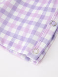 Load image into Gallery viewer, Halloween Ghost Plaid Smocked Baby Boy Romper

