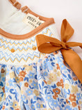Load image into Gallery viewer, Fall Floral Smocked Girls Bloomer Set
