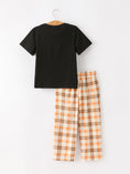 Load image into Gallery viewer, Halloween Plaid Boys Pant Set

