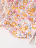 Load image into Gallery viewer, Halloween Pumpkin Floral Baby Bubble Romper
