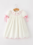 Load image into Gallery viewer, Pink Cross Bishop Christening Girls Dress
