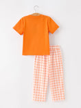 Load image into Gallery viewer, Halloween Pumpkin Plaid Boys Pants Set
