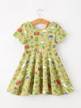 Load image into Gallery viewer, Countryside Farm Animal Pasture Twirl Girls Dress
