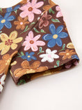 Load image into Gallery viewer, Fall Floral Twirl Girls Dress Short Sleeve
