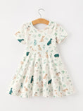 Load image into Gallery viewer, Puppy Floral Twirl Girls Dress

