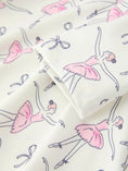 Load image into Gallery viewer, Fall Ballet Bow Girls Long Sleeve Twirl Dress
