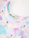 Load image into Gallery viewer, Fall Watercolor Ballet Girls Long Sleeve Twirl Dress
