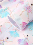 Load image into Gallery viewer, Fall Watercolor Ballet Girls Long Sleeve Twirl Dress
