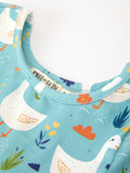 Load image into Gallery viewer, Fall Goose Print Girls Long Sleeve Twirl Dress
